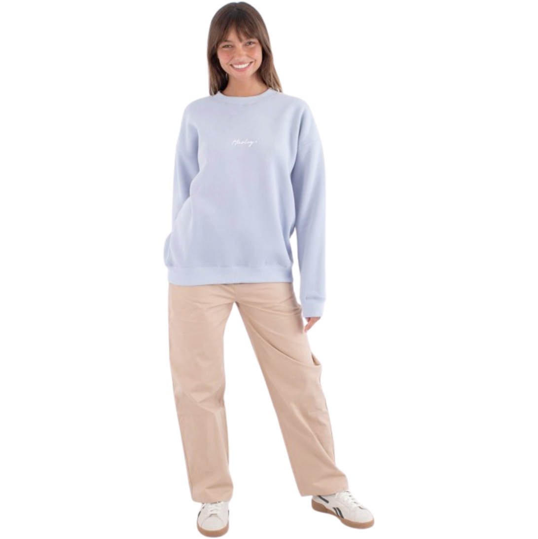 2026 Hurley Frauen Nur Skript Crew WFTEU00016 - Blue